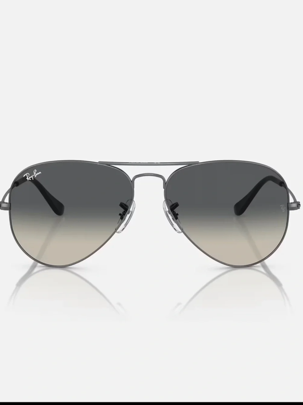 Ray-Ban~Aviator Classic~RB3025~Gunmetal Frame:Grey Gradient Lenses~Size 55-14